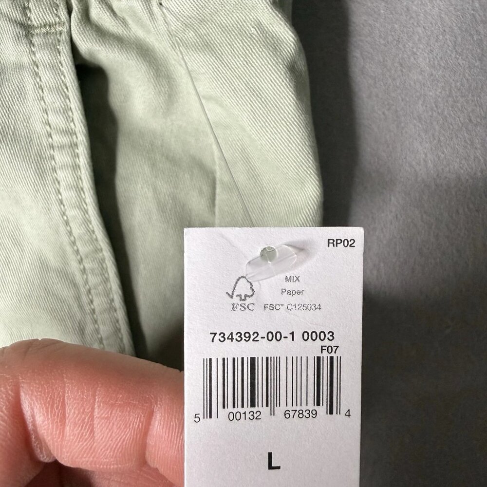 GAP Men's 7" Easy Short Stretch Elastic Waist Sage Green Size L NWT New - Picture 6 of 8